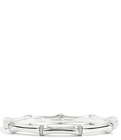 Anabel Aram Bamboo Hinged Bangle Bracelet