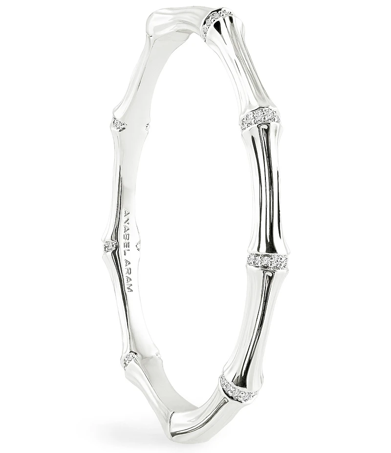 Anabel Aram Bamboo Hinged Bangle Bracelet