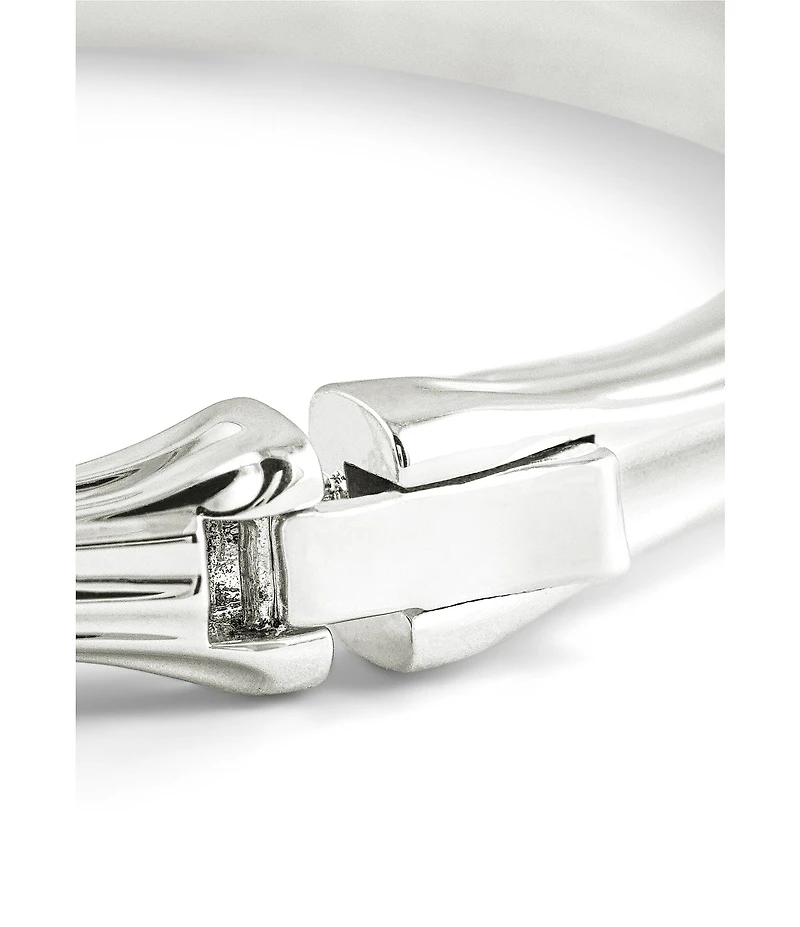 Anabel Aram Bamboo Hinged Bangle Bracelet