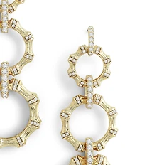 Anabel Aram Bamboo Long Chain Drop Earrings