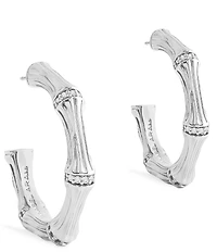 Anabel Aram Bamboo Medium Hoop Earrings