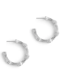 Anabel Aram Bamboo Medium Hoop Earrings