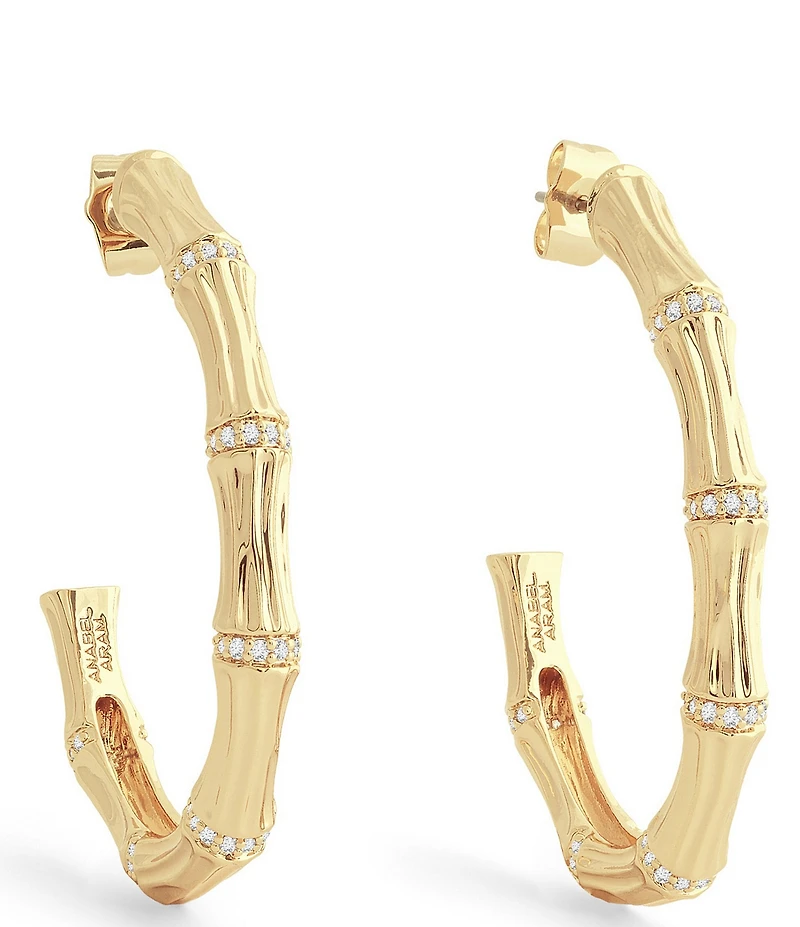 Anabel Aram Bamboo Single Hoop Earrings