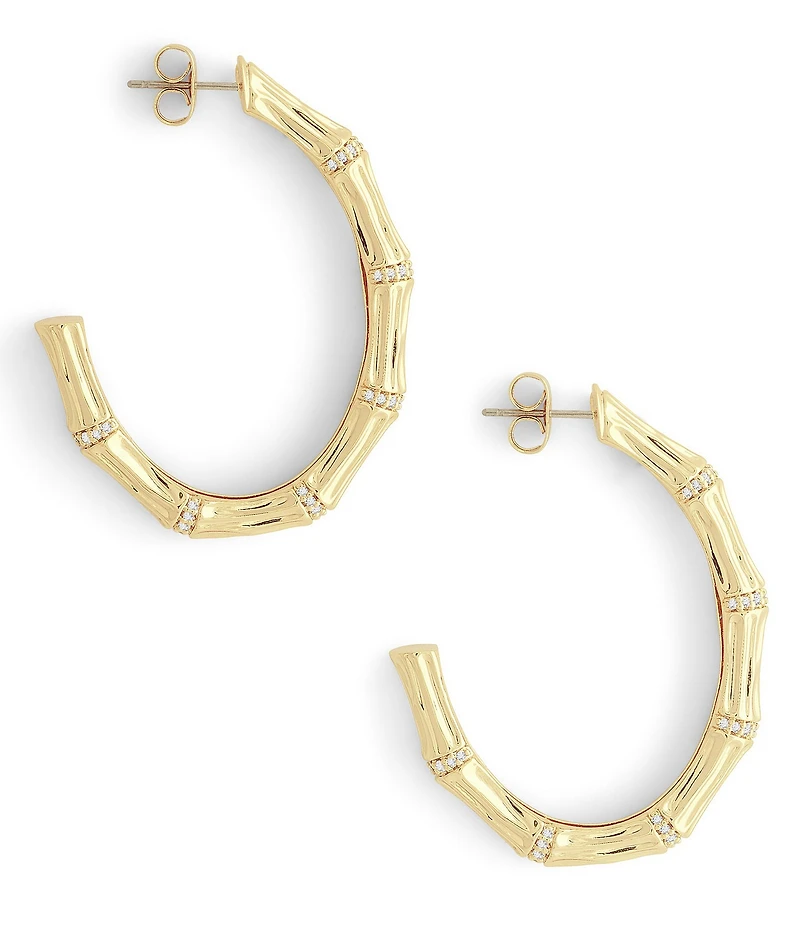 Anabel Aram Bamboo Single Hoop Earrings