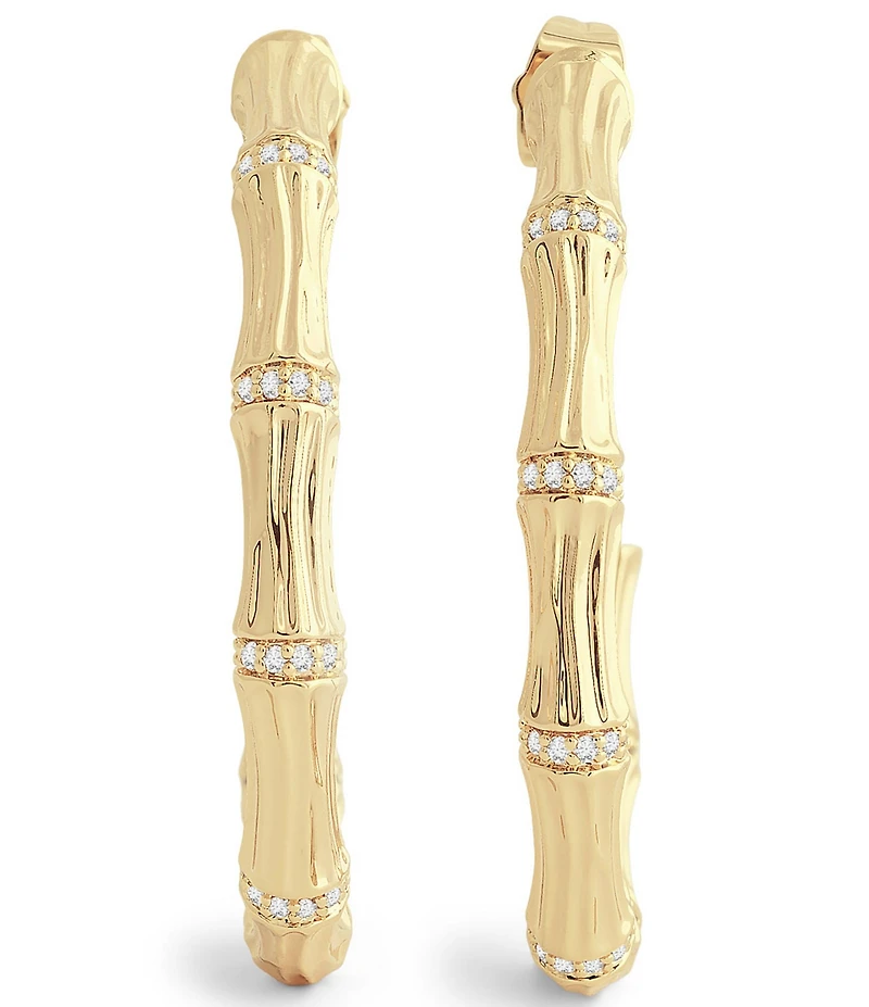 Anabel Aram Bamboo Single Hoop Earrings