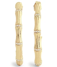 Anabel Aram Bamboo Single Hoop Earrings