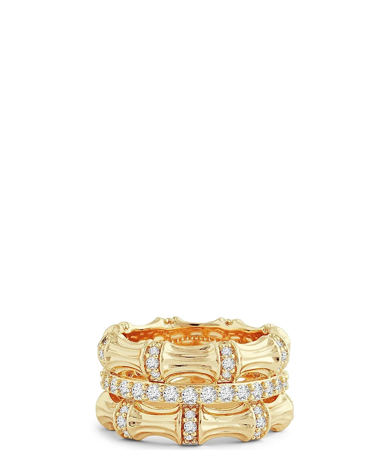 Anabel Aram Bamboo Stacked Ring