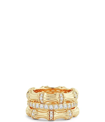 Anabel Aram Bamboo Stacked Ring