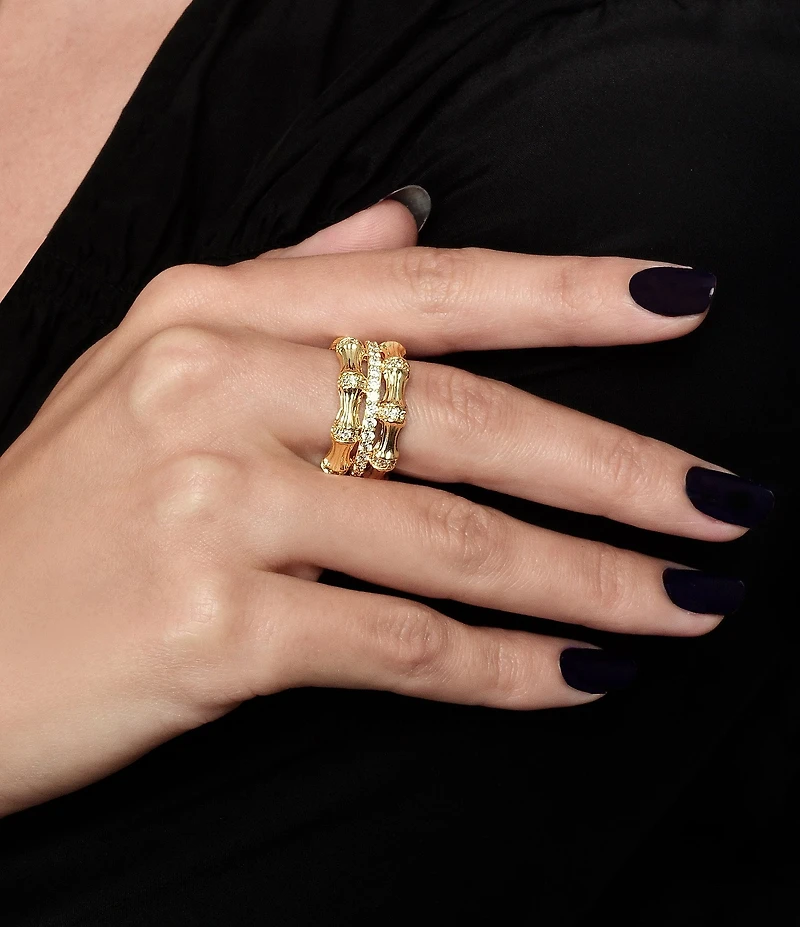Anabel Aram Bamboo Stacked Ring