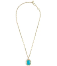 Anabel Aram Bamboo Stone Short Pendant Necklace
