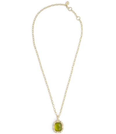 Anabel Aram Bamboo Stone Short Pendant Necklace