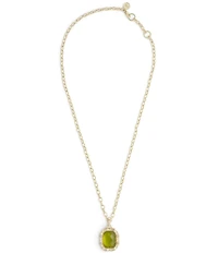 Anabel Aram Bamboo Stone Short Pendant Necklace
