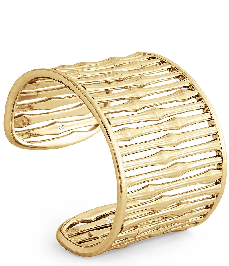 Anabel Aram Bamboo Wide Cuff Bracelet
