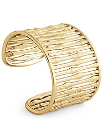Anabel Aram Bamboo Wide Cuff Bracelet