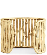Anabel Aram Bamboo Wide Cuff Bracelet