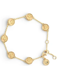 Anabel Aram Butterfly Coin Charm Line Bracelet