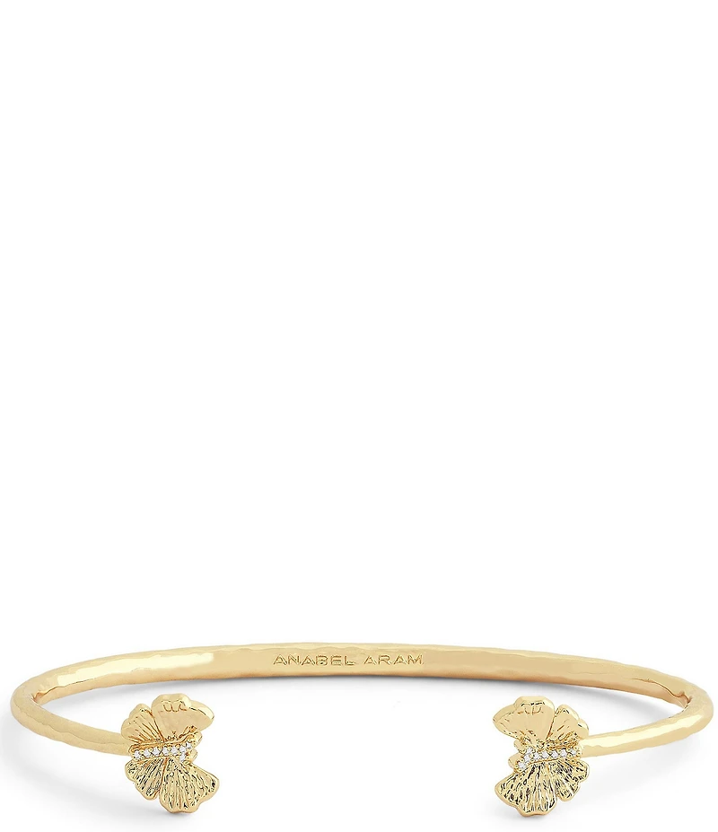 Anabel Aram Butterfly Gold Cuff Bracelet