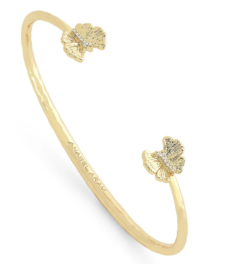 Anabel Aram Butterfly Gold Cuff Bracelet