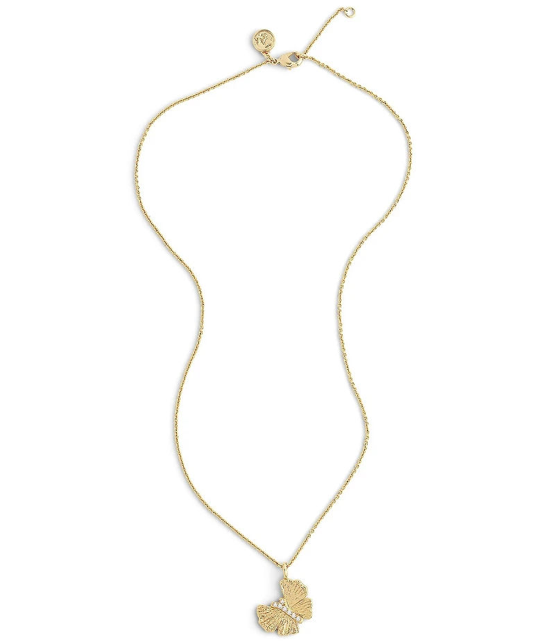Anabel Aram Butterfly Gold Short Pendant Necklace