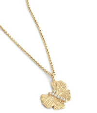 Anabel Aram Butterfly Gold Short Pendant Necklace