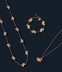 Anabel Aram Butterfly Gold Short Pendant Necklace
