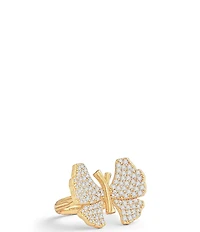Anabel Aram Butterfly Pave Statement Ring