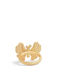 Anabel Aram Butterfly Pave Statement Ring
