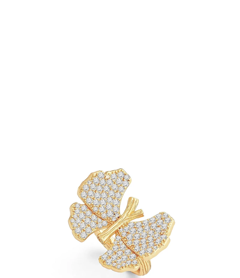 Anabel Aram Butterfly Pave Statement Ring