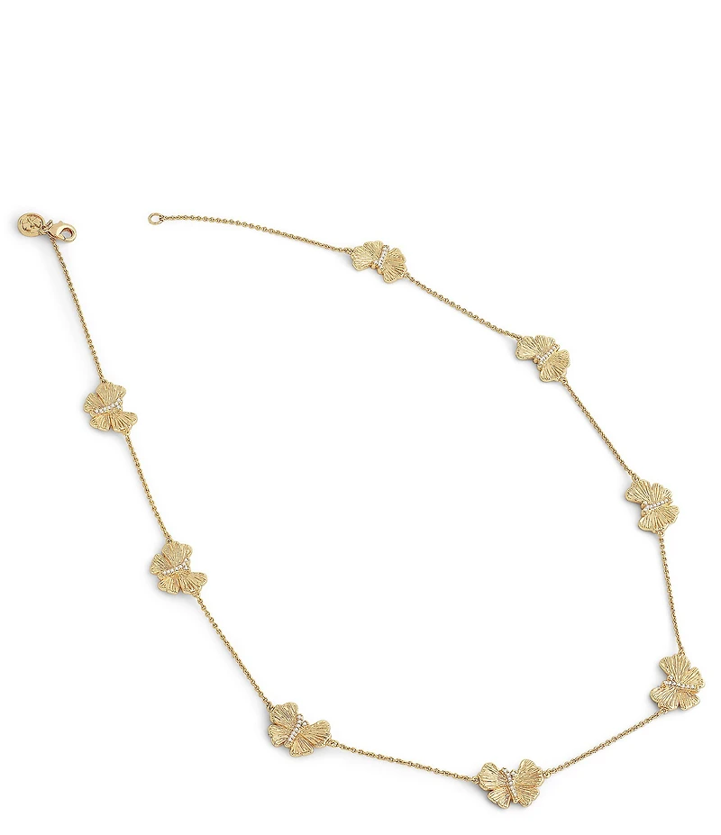 Anabel Aram Butterfly Station Necklace