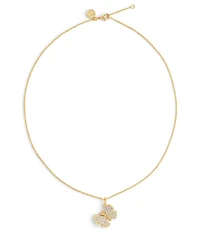Anabel Aram Butterfly Rhinestone Pave Small Pendant Necklace
