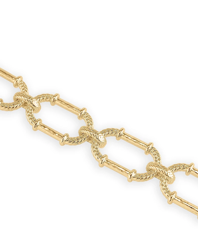 Anabel Aram Cheval Braided Chain Bracelet