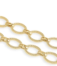 Anabel Aram Cheval Braided Chain Lariat Necklace