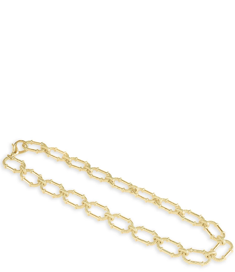 Anabel Aram Cheval Braided Chain Necklace