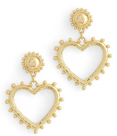 Anabel Aram Heart Drop Earrings