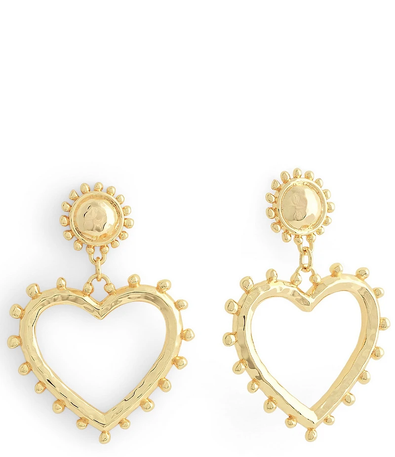 Anabel Aram Heart Drop Earrings