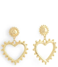 Anabel Aram Heart Drop Earrings