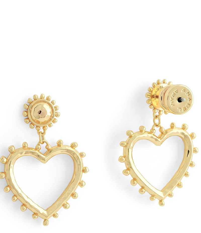 Anabel Aram Heart Drop Earrings