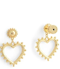 Anabel Aram Heart Drop Earrings