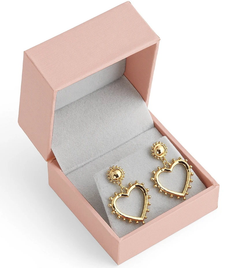 Anabel Aram Heart Drop Earrings
