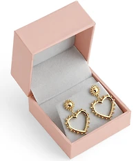 Anabel Aram Heart Drop Earrings