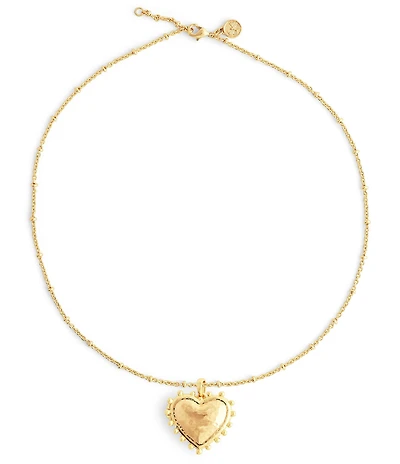 Anabel Aram Large Heart Locket Short Pendant Necklace