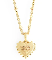 Anabel Aram Small Heart Locket Short Pendant Necklace