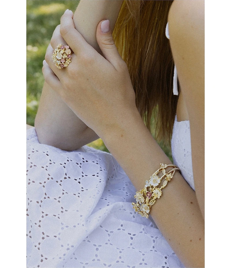 Anabel Aram Wildflowers Cuff Bracelet