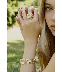 Anabel Aram Wildflowers Cuff Bracelet
