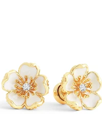 Anabel Aram Wildflowers Enameled Stud Earrings