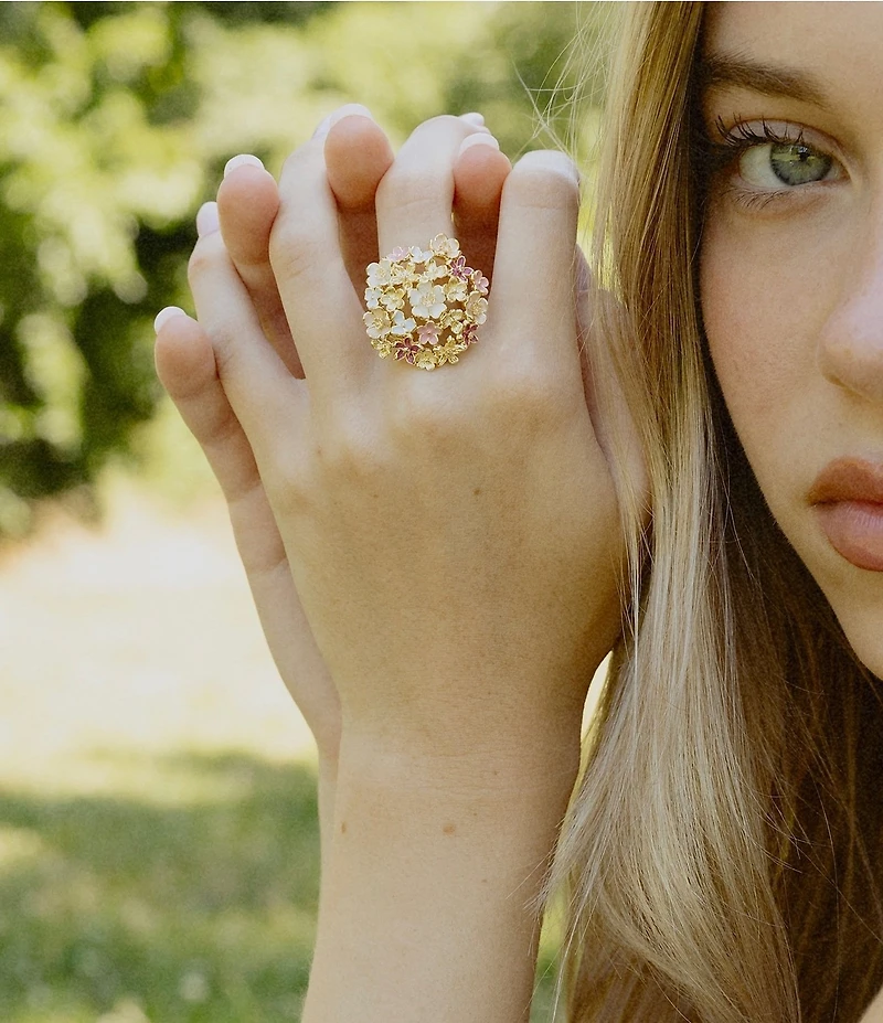 Anabel Aram Wildflowers Gathered Statement Ring