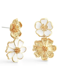 Anabel Aram Wildflowers Mixed Drop Earrings