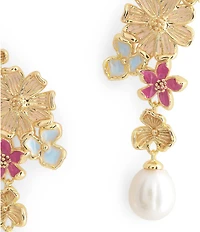 Anabel Aram Wildflowers Pearl Drop Earrings