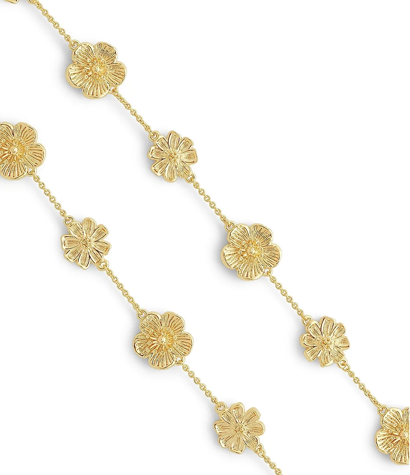 Anabel Aram Wildflowers Station Collar Necklace
