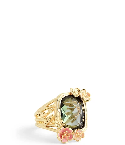 Anabel Aram Wildflowers Stone Cocktail Ring